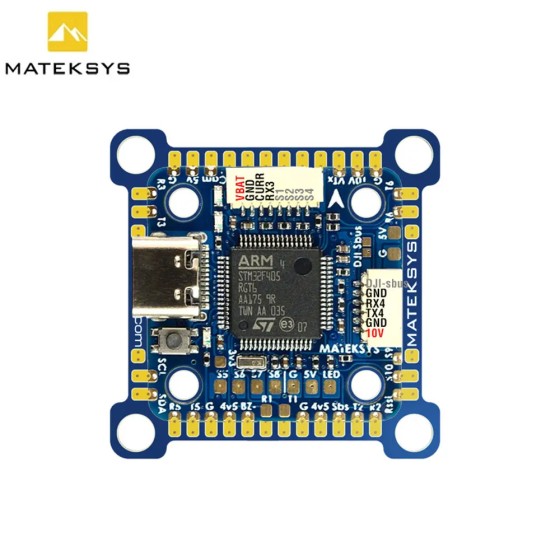 Original Matek System F405-MINI TE Flight Controller Built-in STM32F405RGT6 ICM42605 W/OSD BEC 10V for RC Racing Drone VTX